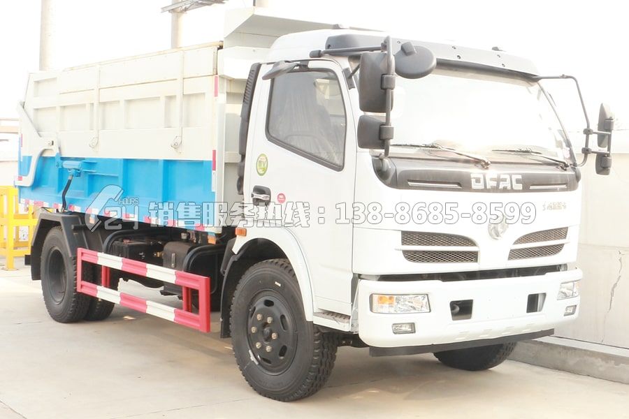东风福瑞卡密封式城市自卸建筑垃圾车